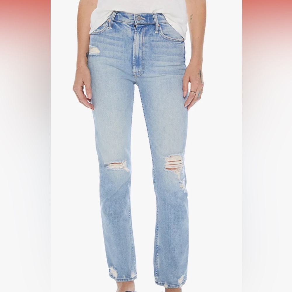 MOTHER Superior High Waisted Rider Skimp Jeans